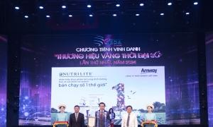 Amway Việt Nam nhận giải thưởng Thương hiệu vàng phát triển bền vững