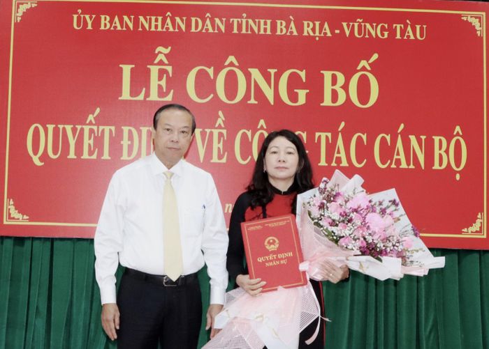 Bà Rịa - Vũng Tàu công bố quyết định về công tác cán bộ