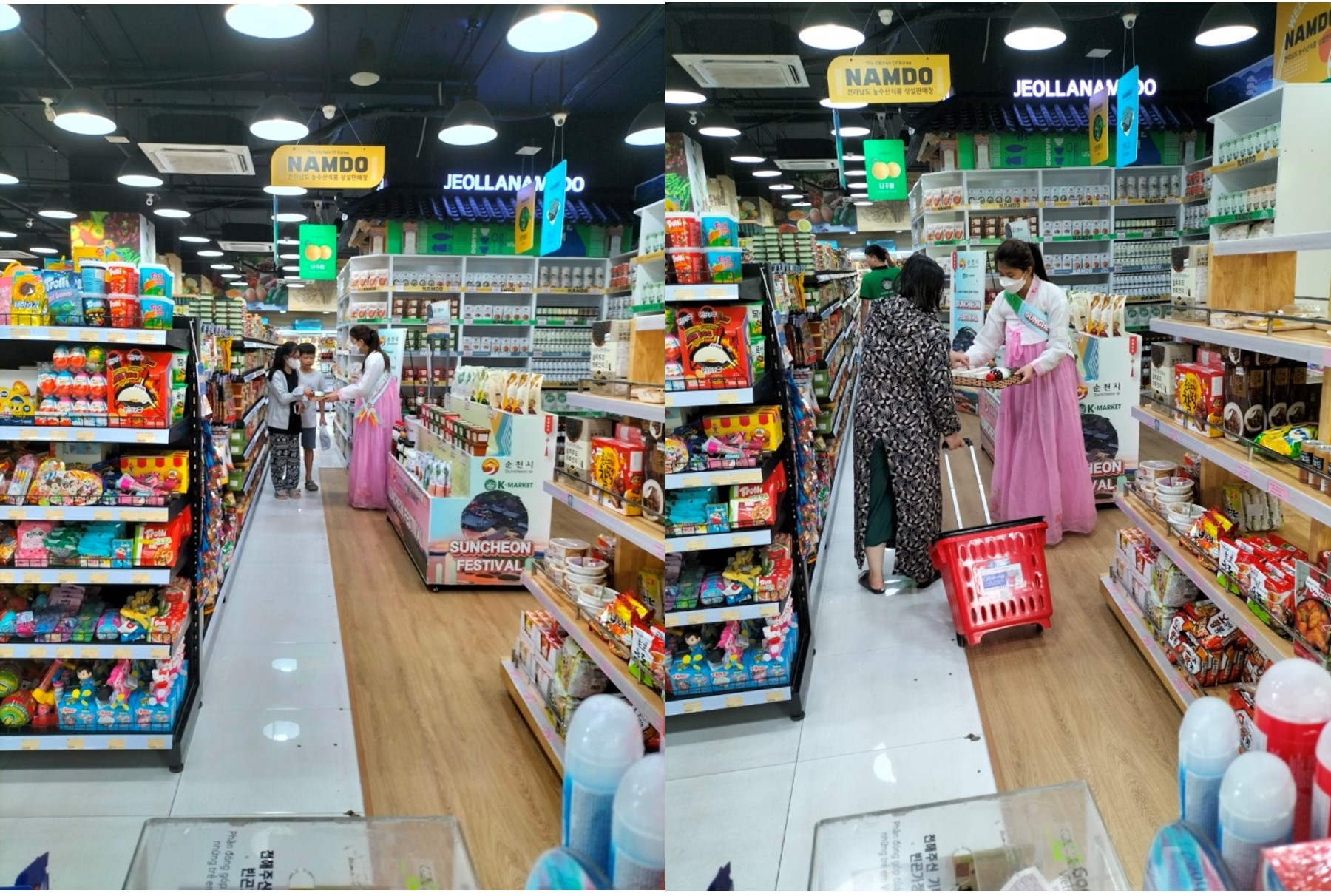 Chương trình Suncheon tại cửa hàng K-Market 17T3 Hoàng Đạo Thúy