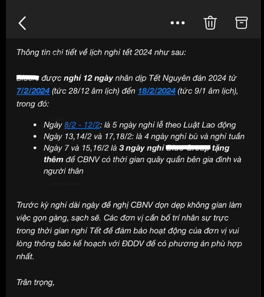 Người lao động khấp khởi mừng vì được thêm 3 ngày nghỉ Tết
